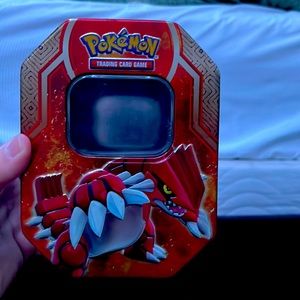 Pokémon trading card game red tin